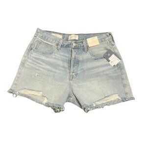 Universal Thread Women's Mid-Rise 90's Baggy Jean Shorts Size 14 NEW WITH TAGS
